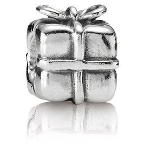Retired Pandora Sterling Silver Christmas Gift or Birthday Present Bead